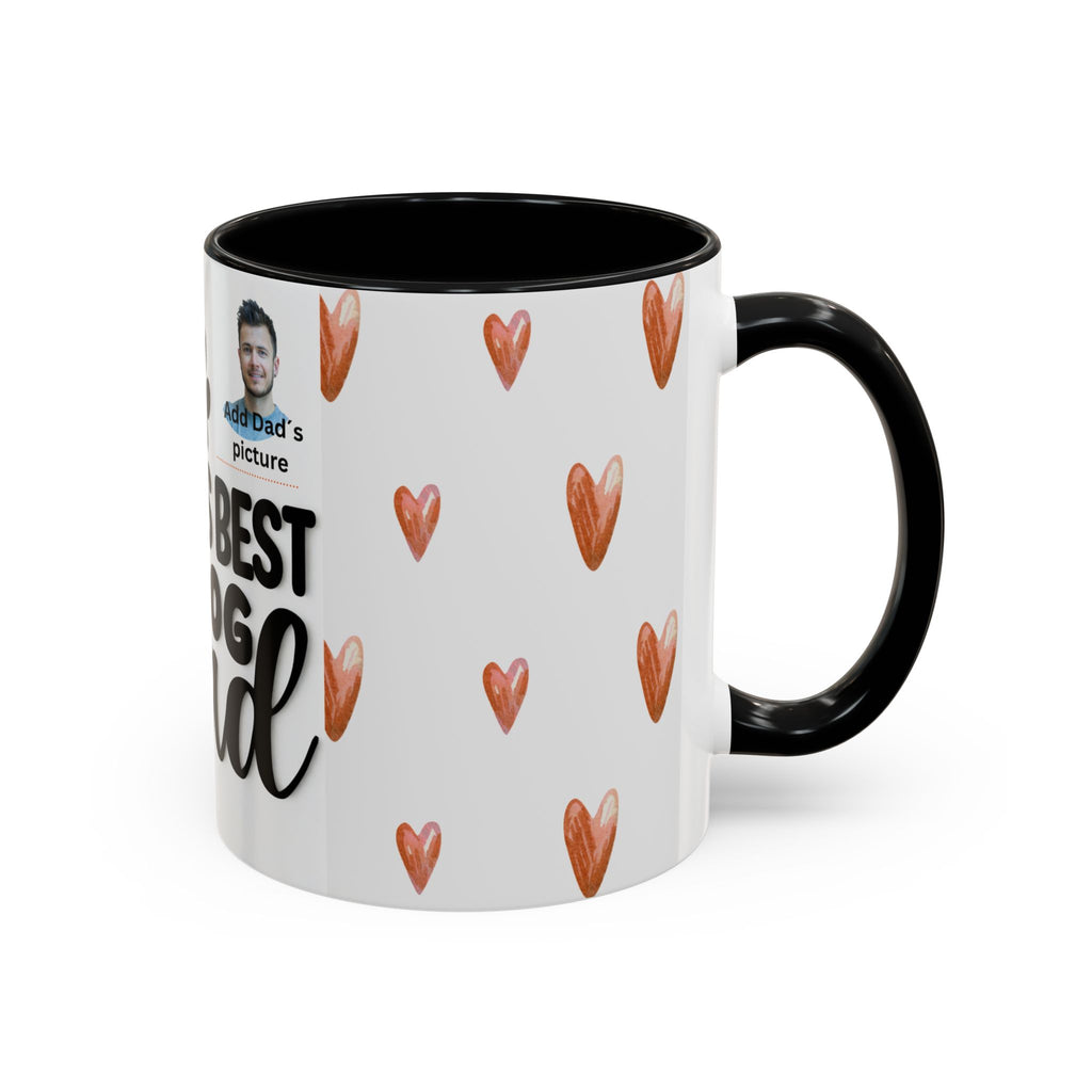 Personalised "World's Best Dog Dad" Coffee Mug — Custom Pet & Owner Photo