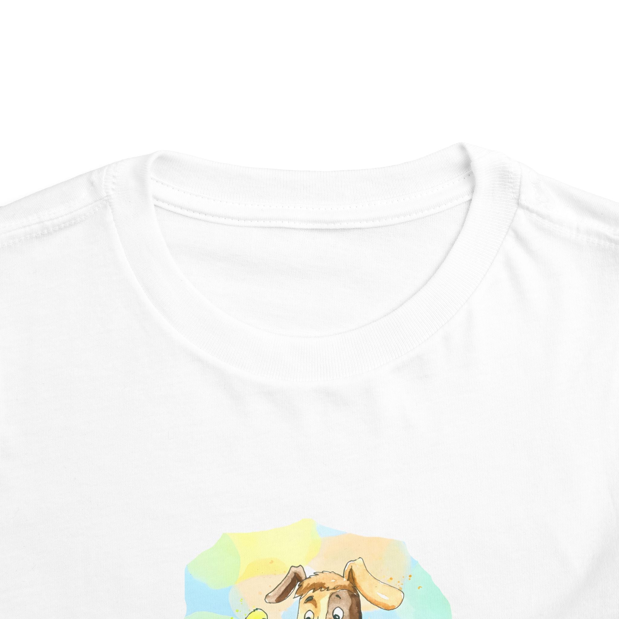 Toddler Tee — Cute Puppy & Kitten Watercolor Kids Shirt
