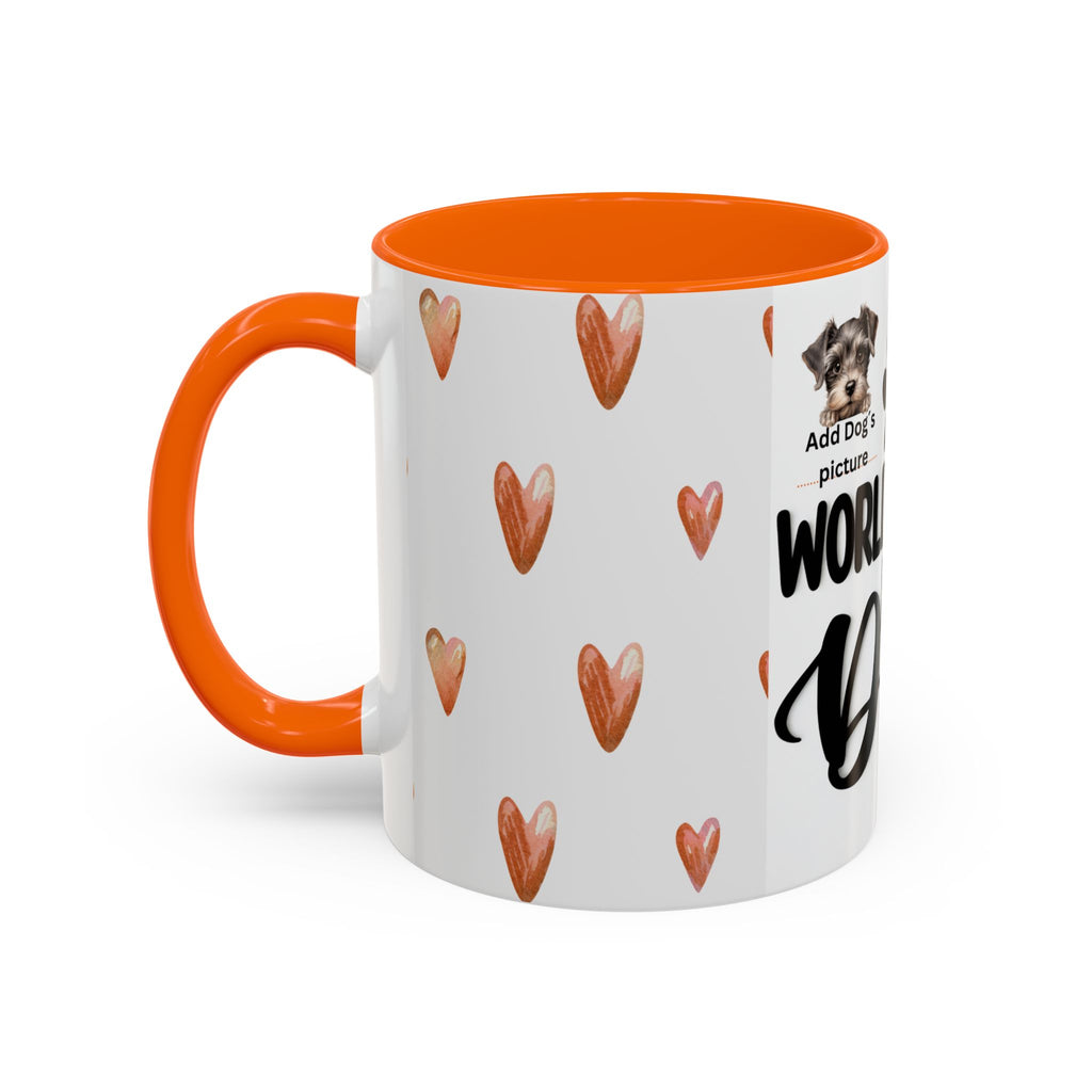 Personalised "World's Best Dog Dad" Coffee Mug — Custom Pet & Owner Photo