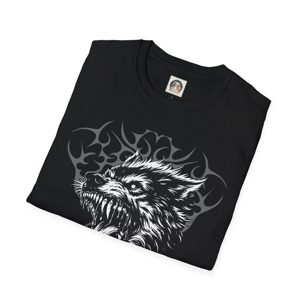 Angry Wolf Graphic T-Shirt — "This Is My Friendly Side"