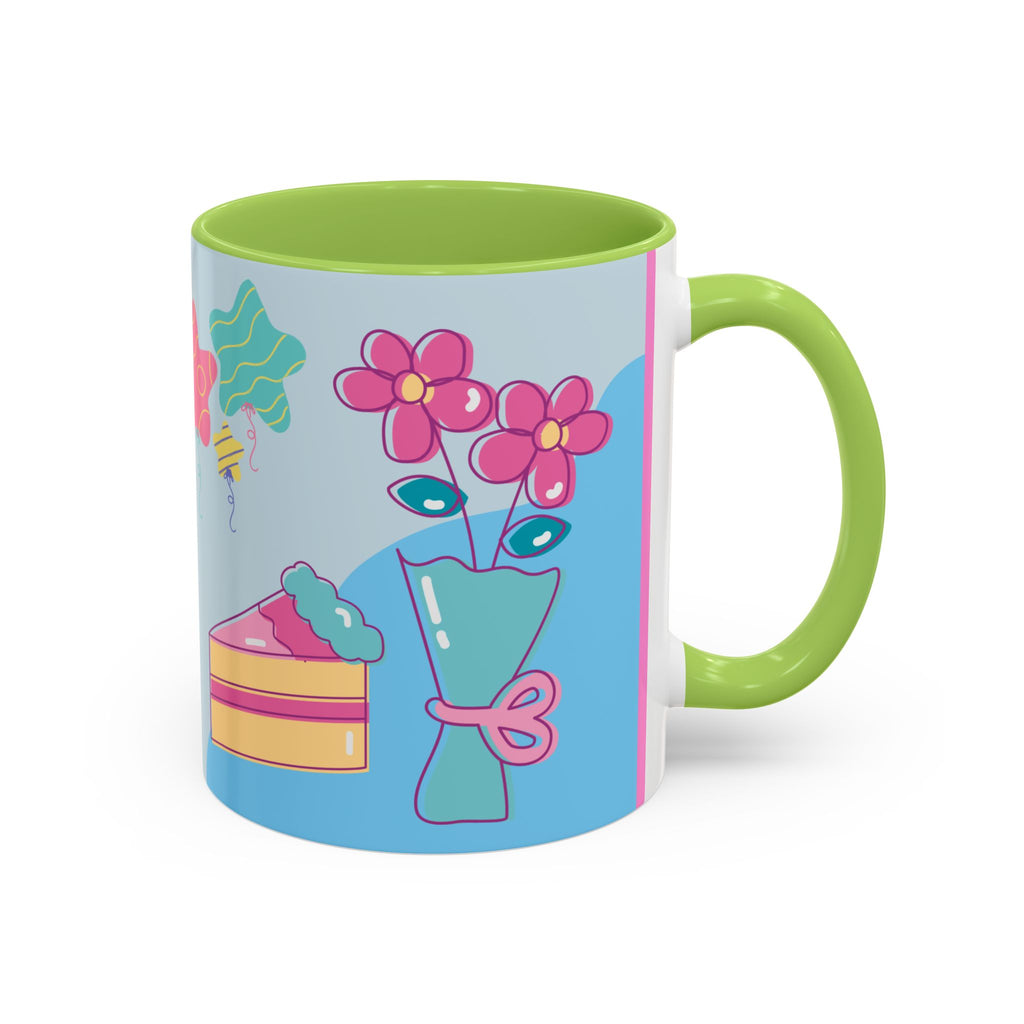 Father's Day Coffee Mug – Cute Dog on Scooter Design (11/15oz)