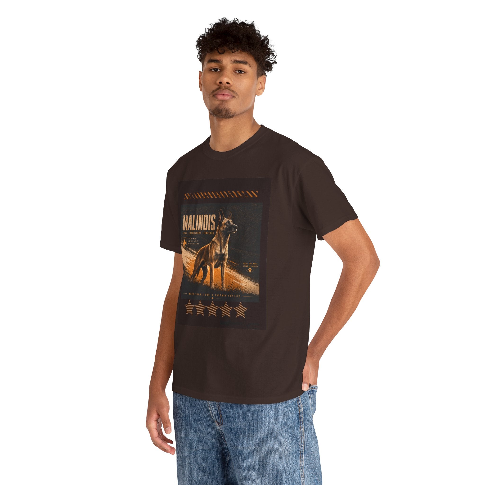 Malinois Dog Tee — Vintage Belgian Malinois Graphic T-Shirt