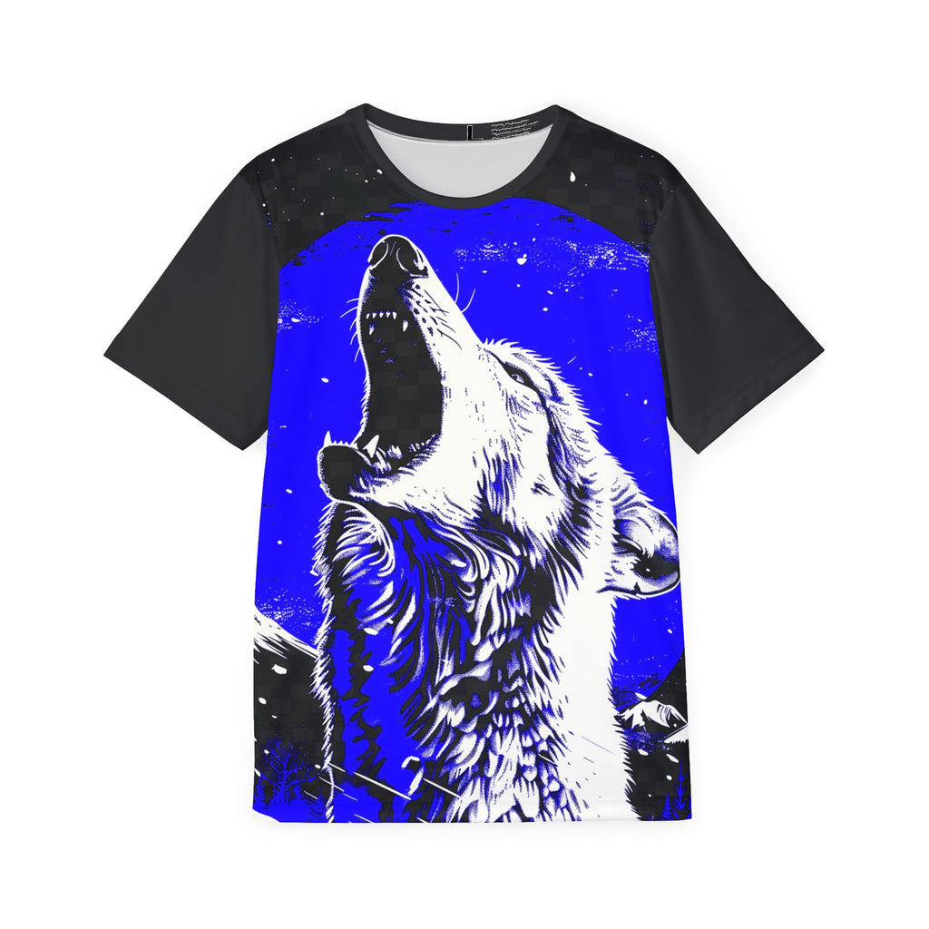 Howling Wolf Sports Jersey — Blue Moon All-Over Print