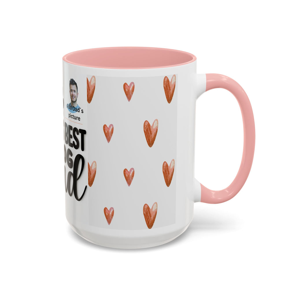 Personalised "World's Best Dog Dad" Coffee Mug — Custom Pet & Owner Photo