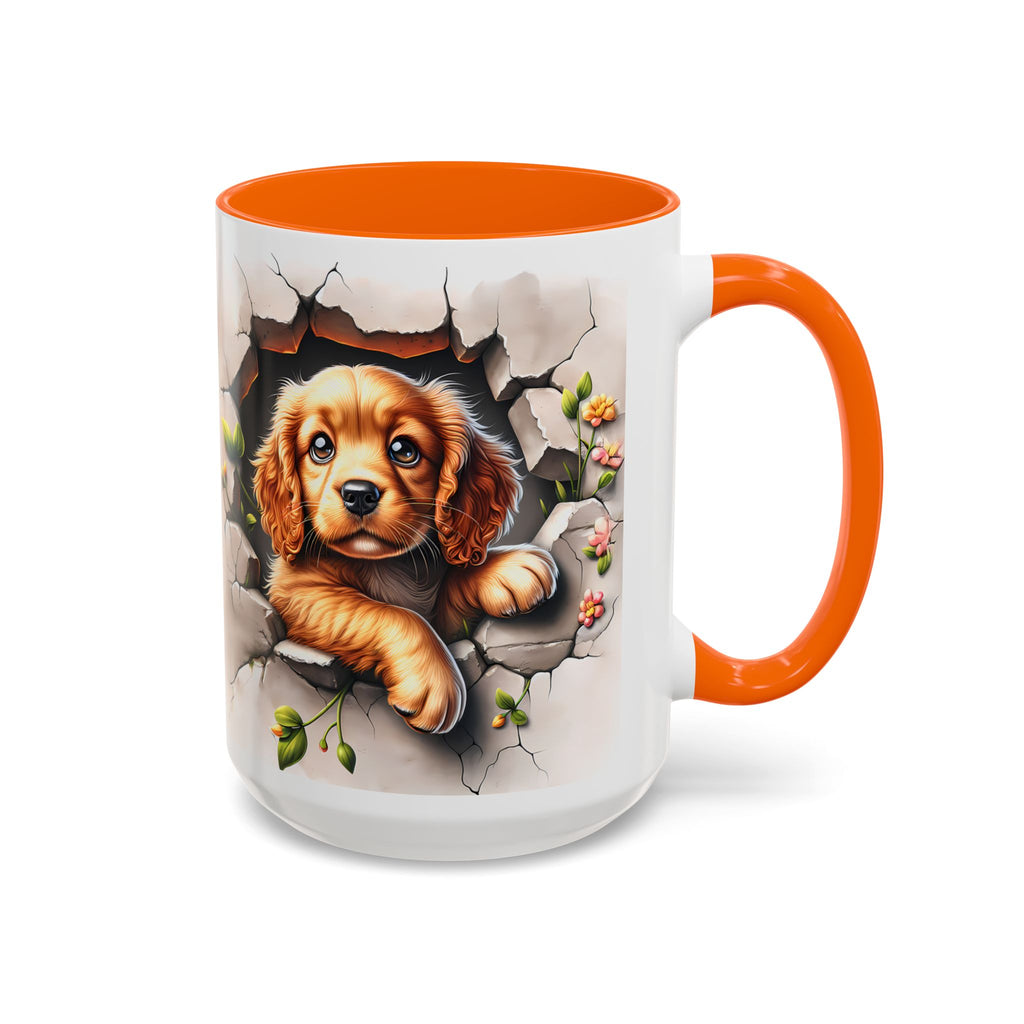 Cocker Spaniel Puppy Coffee Mug — Cute Accent Mug