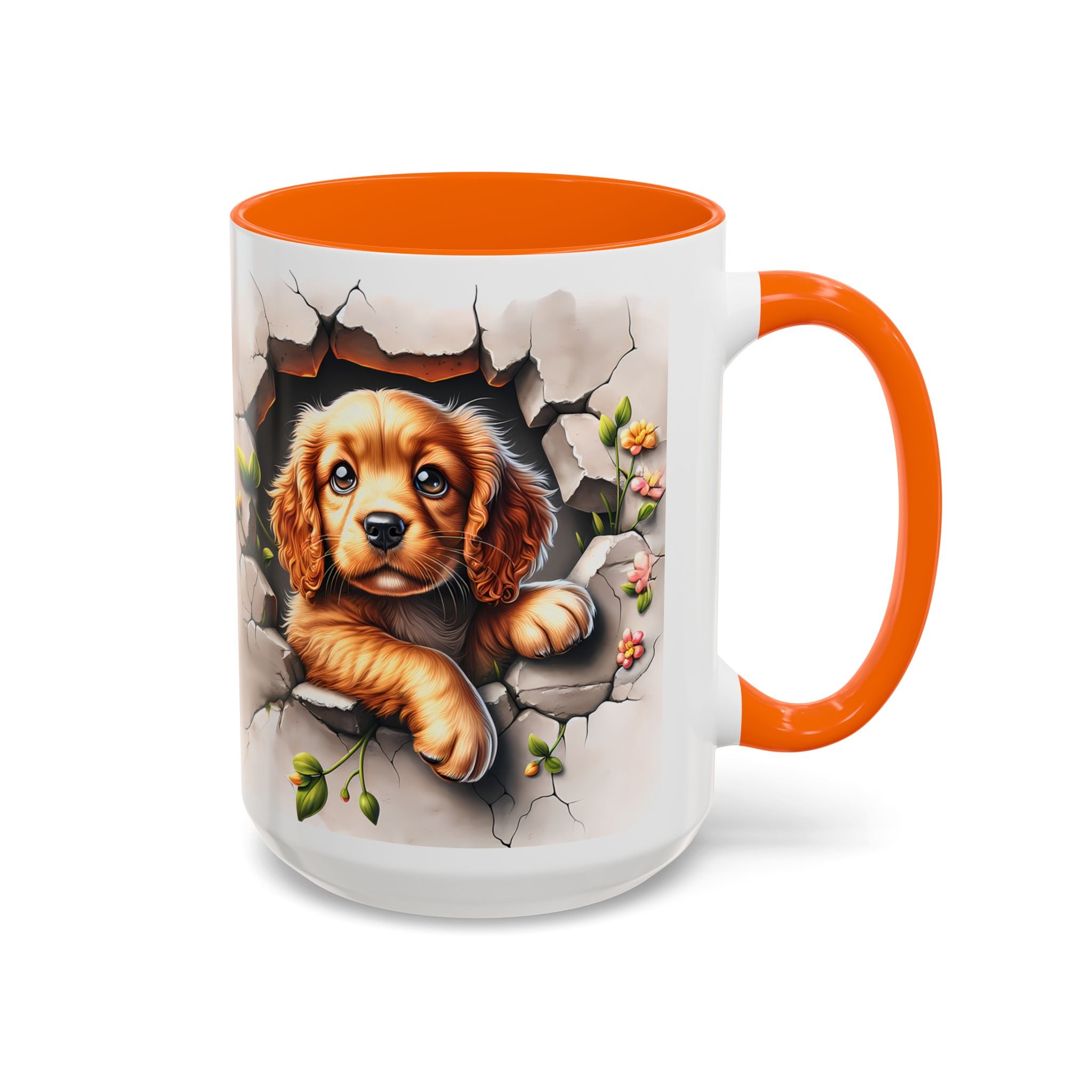 Cocker Spaniel Puppy Coffee Mug — Cute Accent Mug