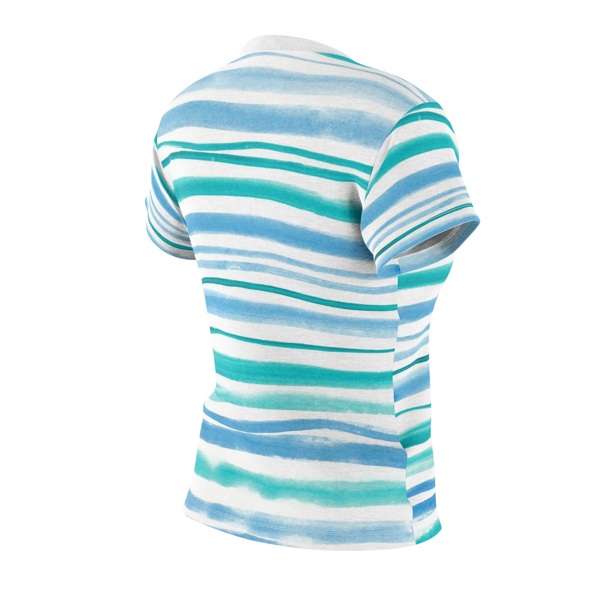 Oh For Frenchie's Sake Women's Tee — French Bulldog Stripe All-Over Print