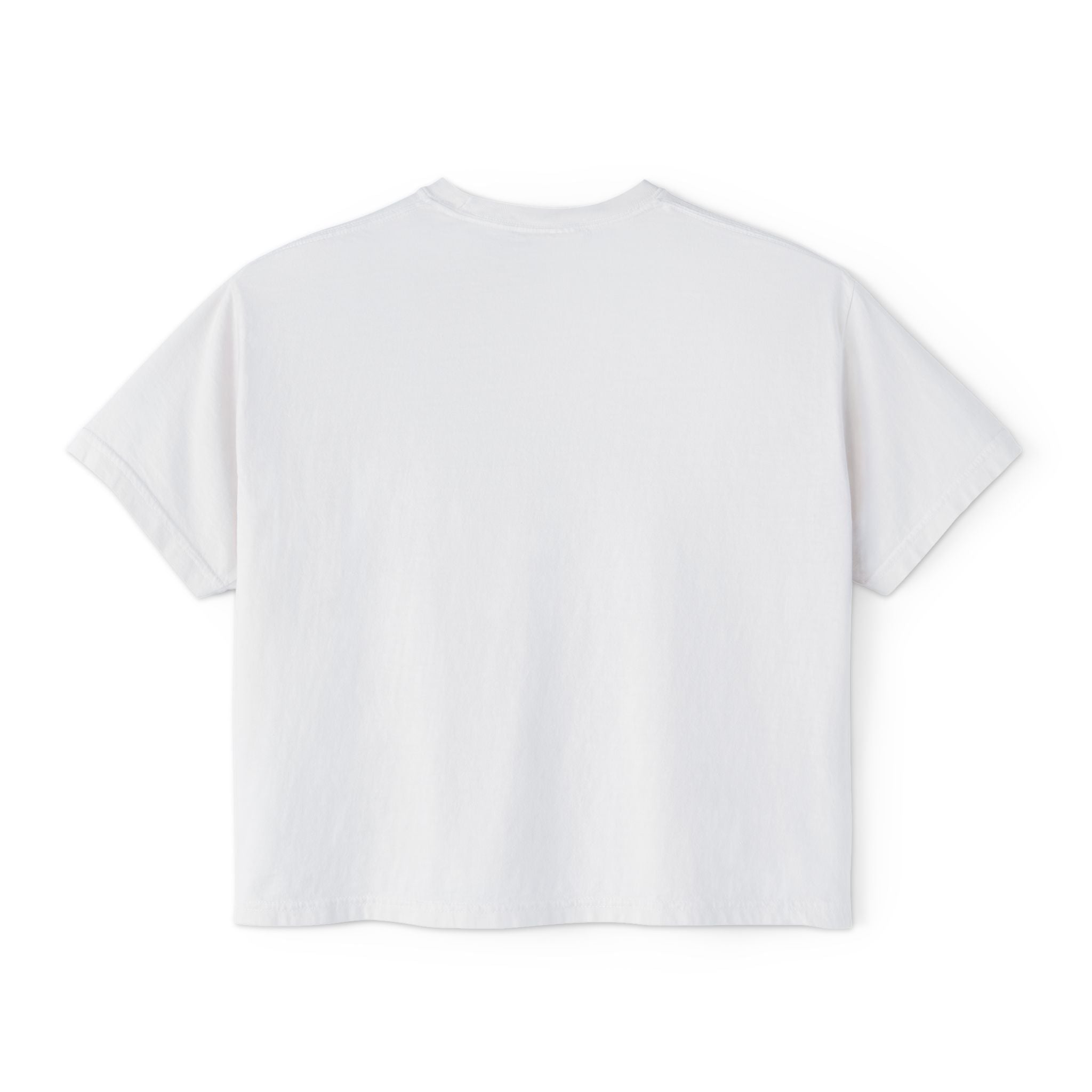 Women's Boxy Tee — Meditating Pug 'Inner Peace Begins With Four Words: Not My Fucking Problem' Graphic