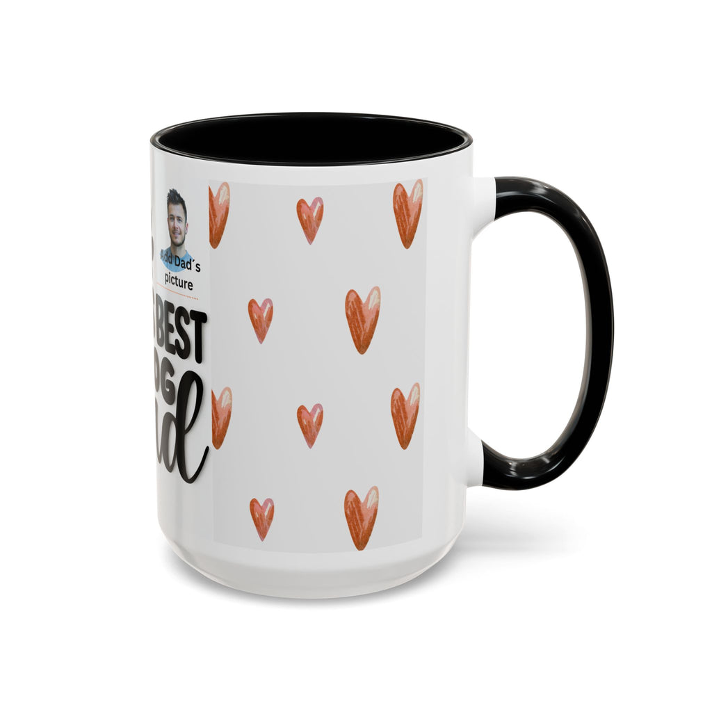 Personalised "World's Best Dog Dad" Coffee Mug — Custom Pet & Owner Photo