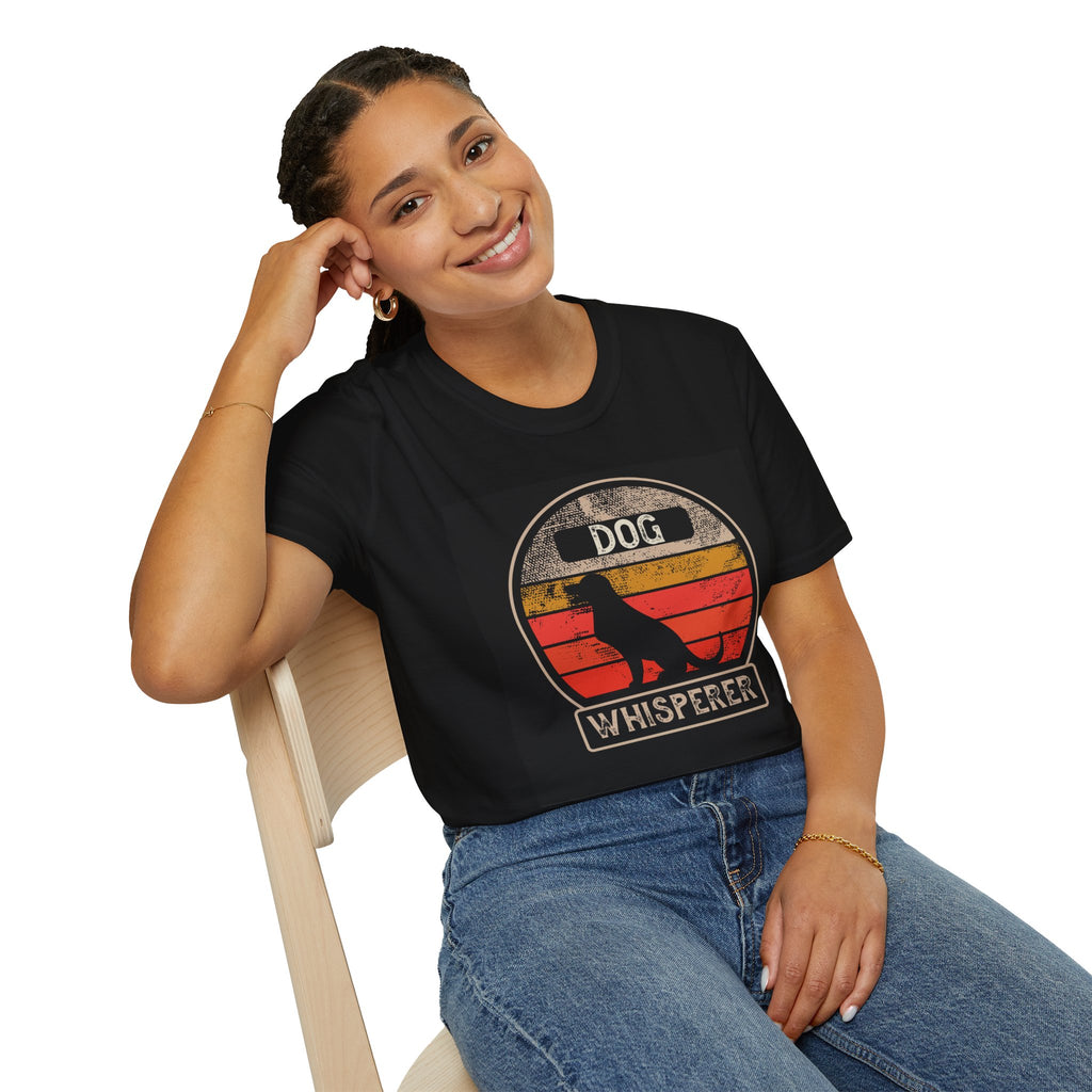 Dog Whisperer T‑Shirt — Vintage Retro Silhouette Tee