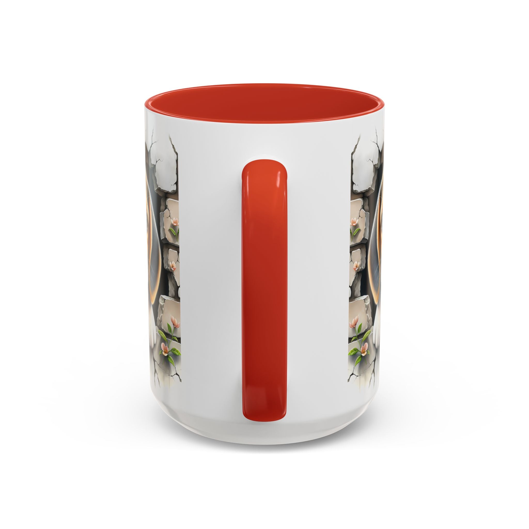 Beagle Puppy Peek Accent Coffee Mug – Cute Dog Gift (11/15 oz)