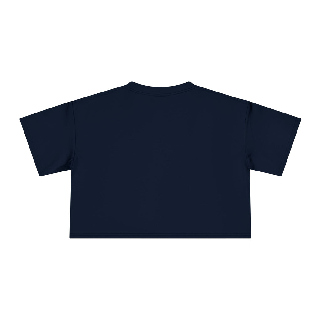 Patriotic Dog Crop Tee — Jack Russell with American Flag