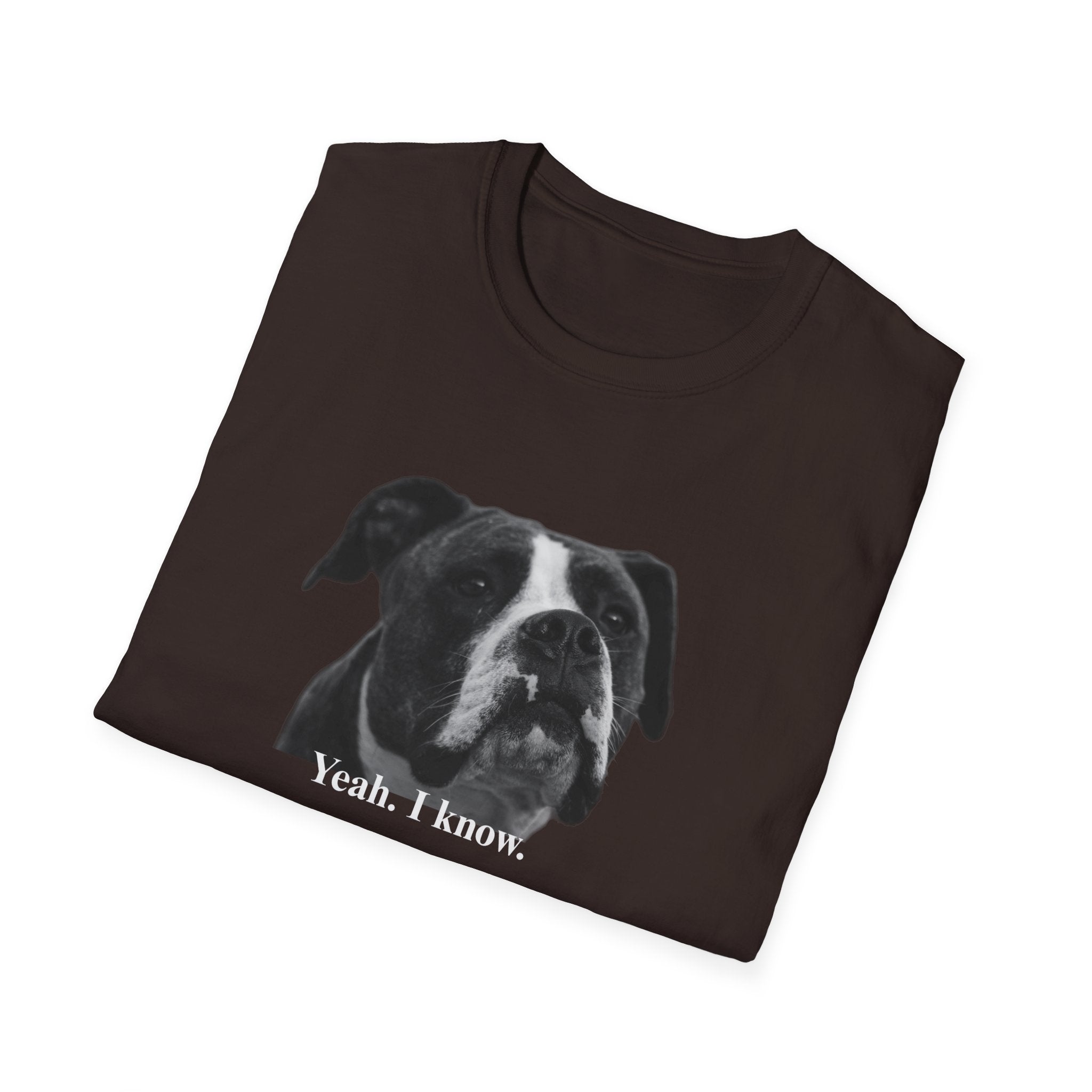 Boxer Graphic T-Shirt — "Yeah. I know."