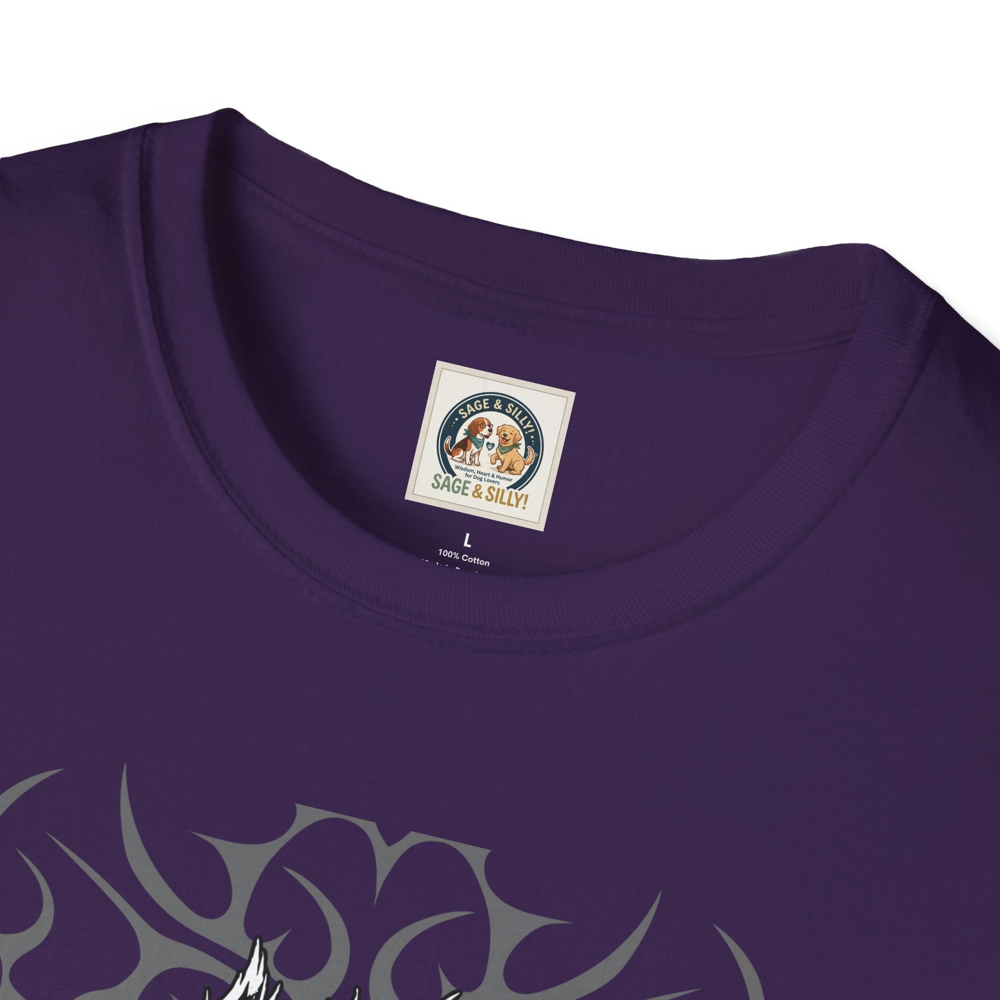 Angry Wolf Graphic T-Shirt — "This Is My Friendly Side"