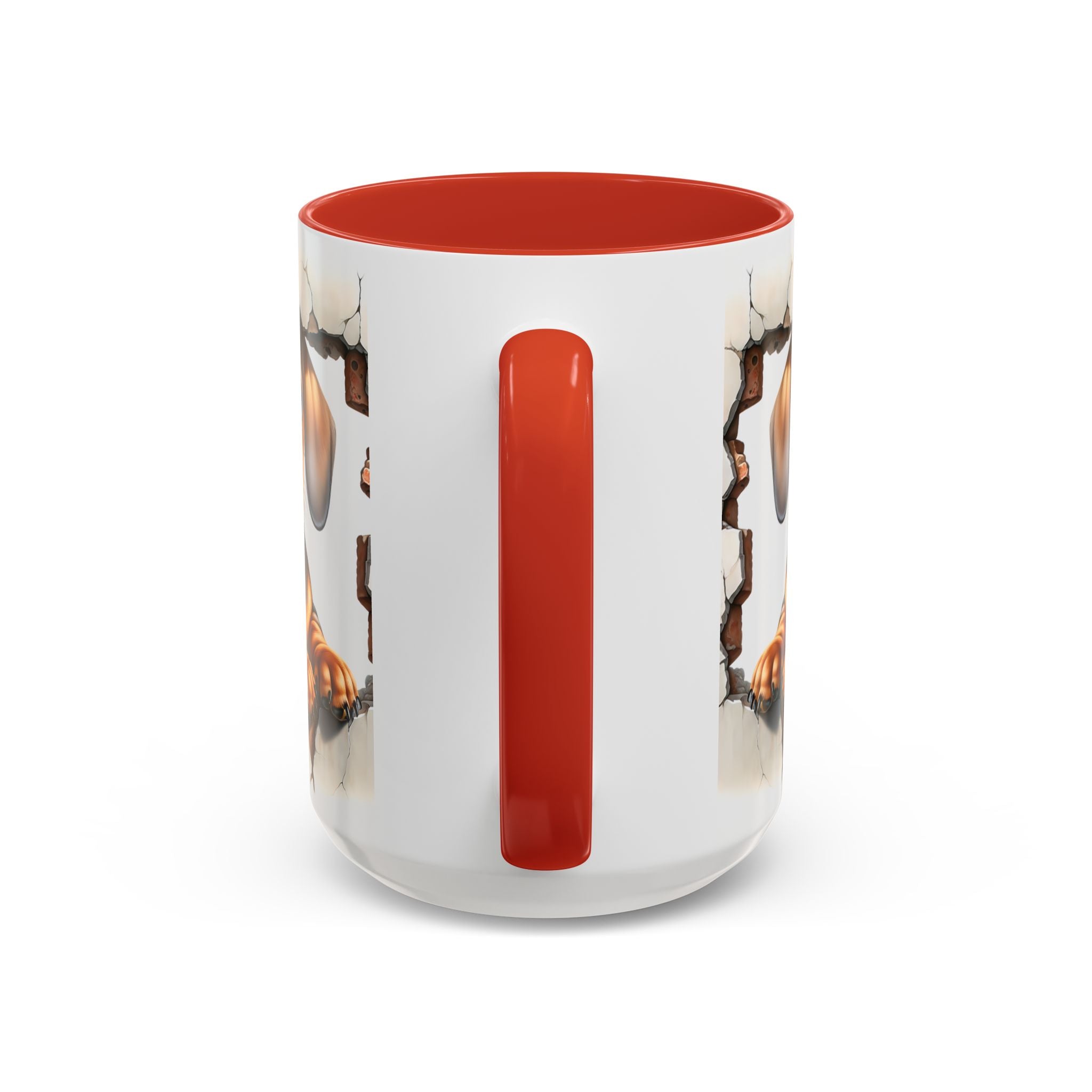 Dachshund Peek-A-Boo Accent Coffee Mug — Cute Puppy Dog Gift (11/15oz)