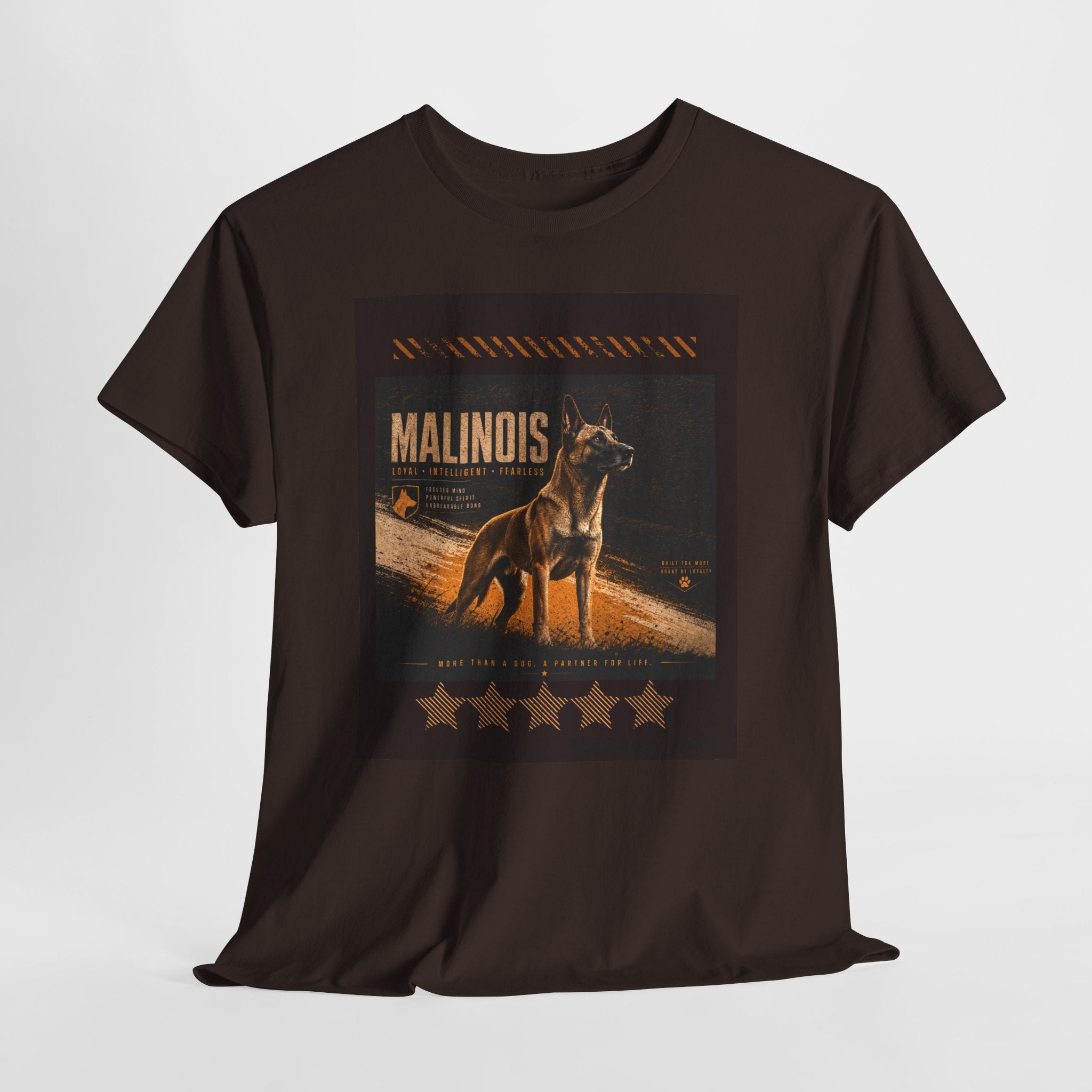 Malinois Dog Tee — Vintage Belgian Malinois Graphic T-Shirt