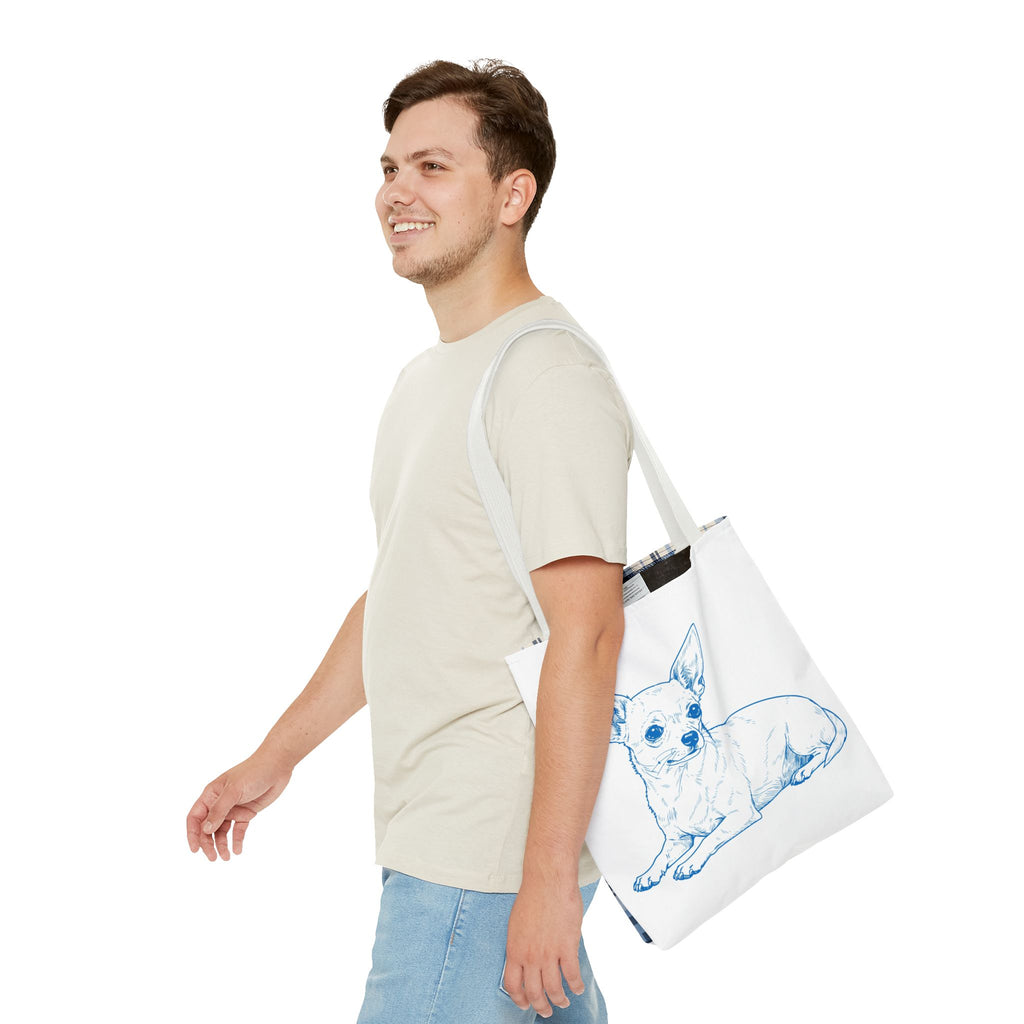 Chihuahua Dog Tote Bag — Cute Dog Lover Printed Tote