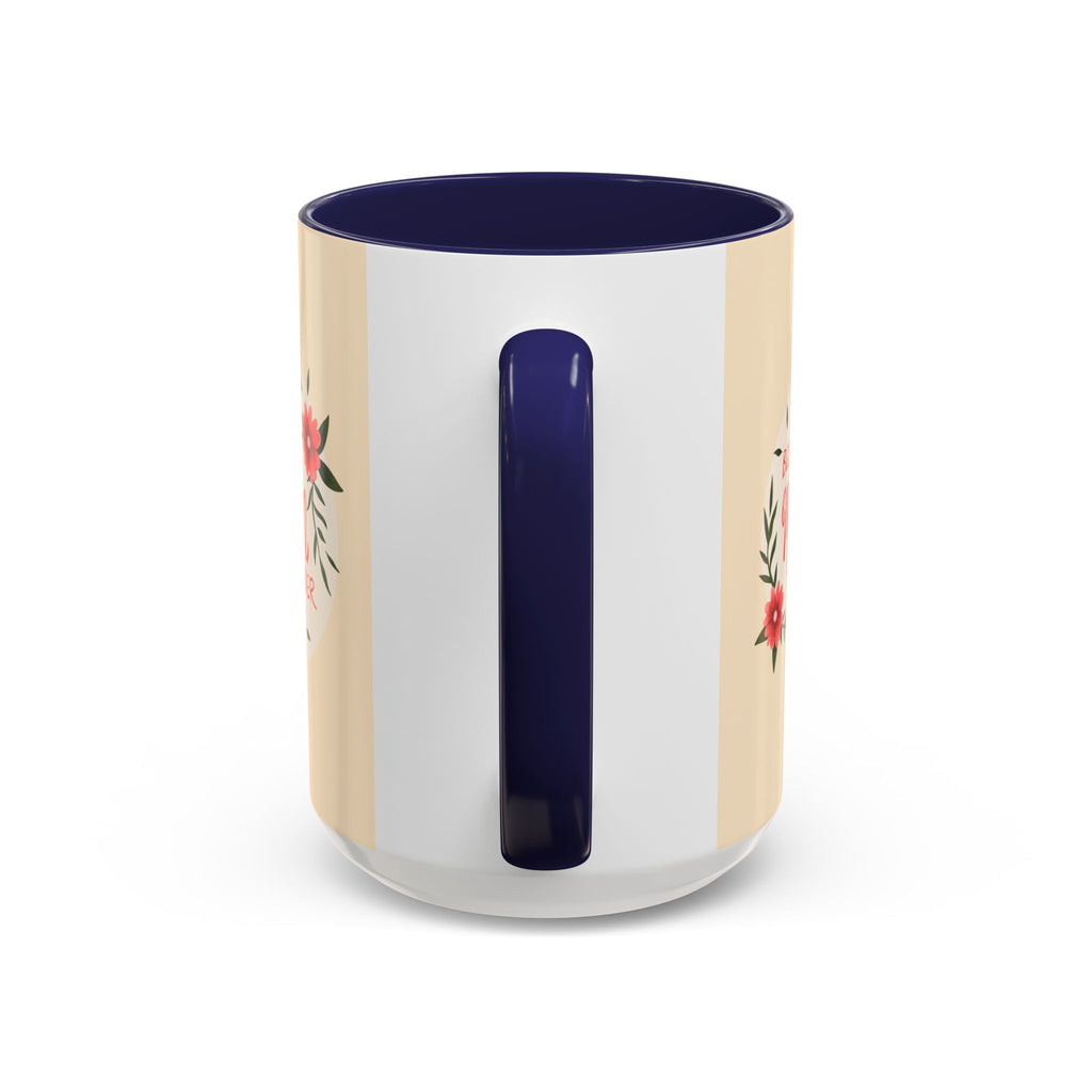 Best Mom Ever Coffee Mug — Cute Dachshund with Tulips