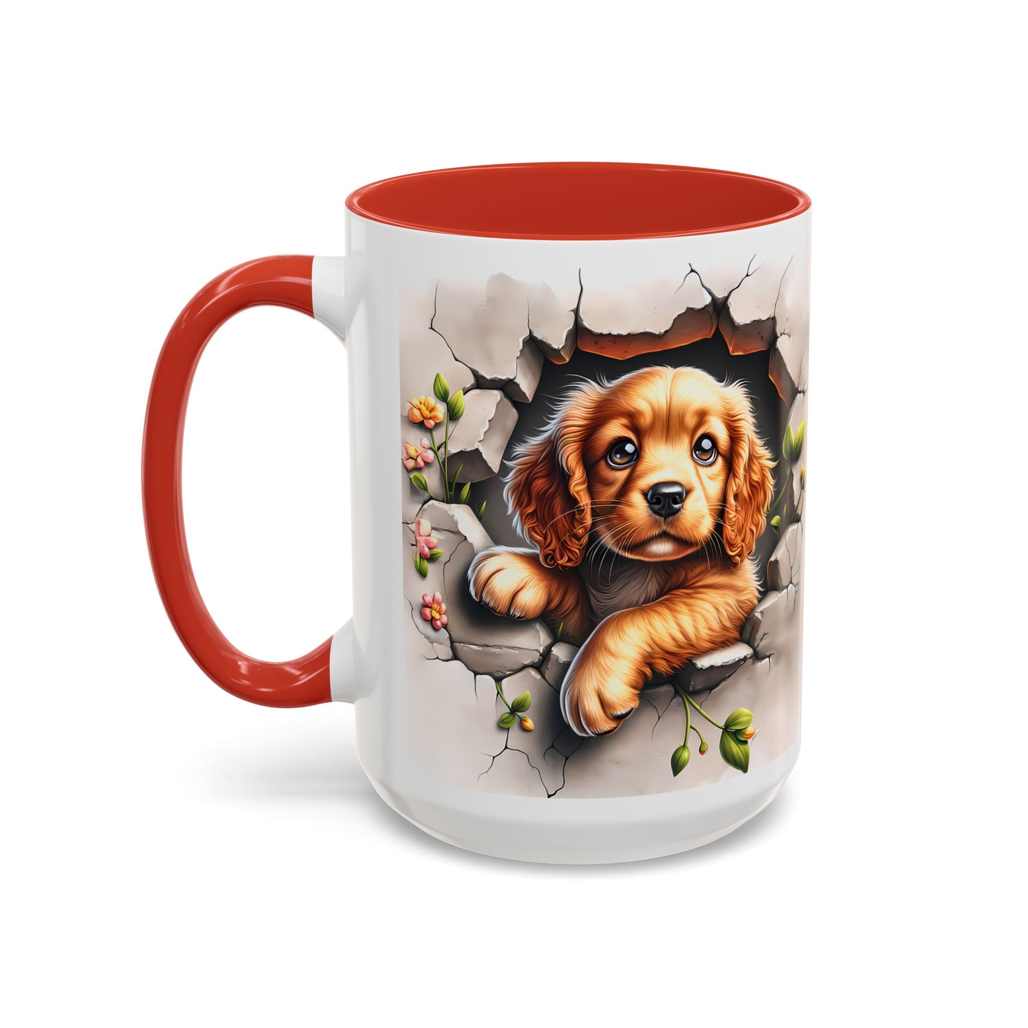 Cocker Spaniel Puppy Coffee Mug — Cute Accent Mug
