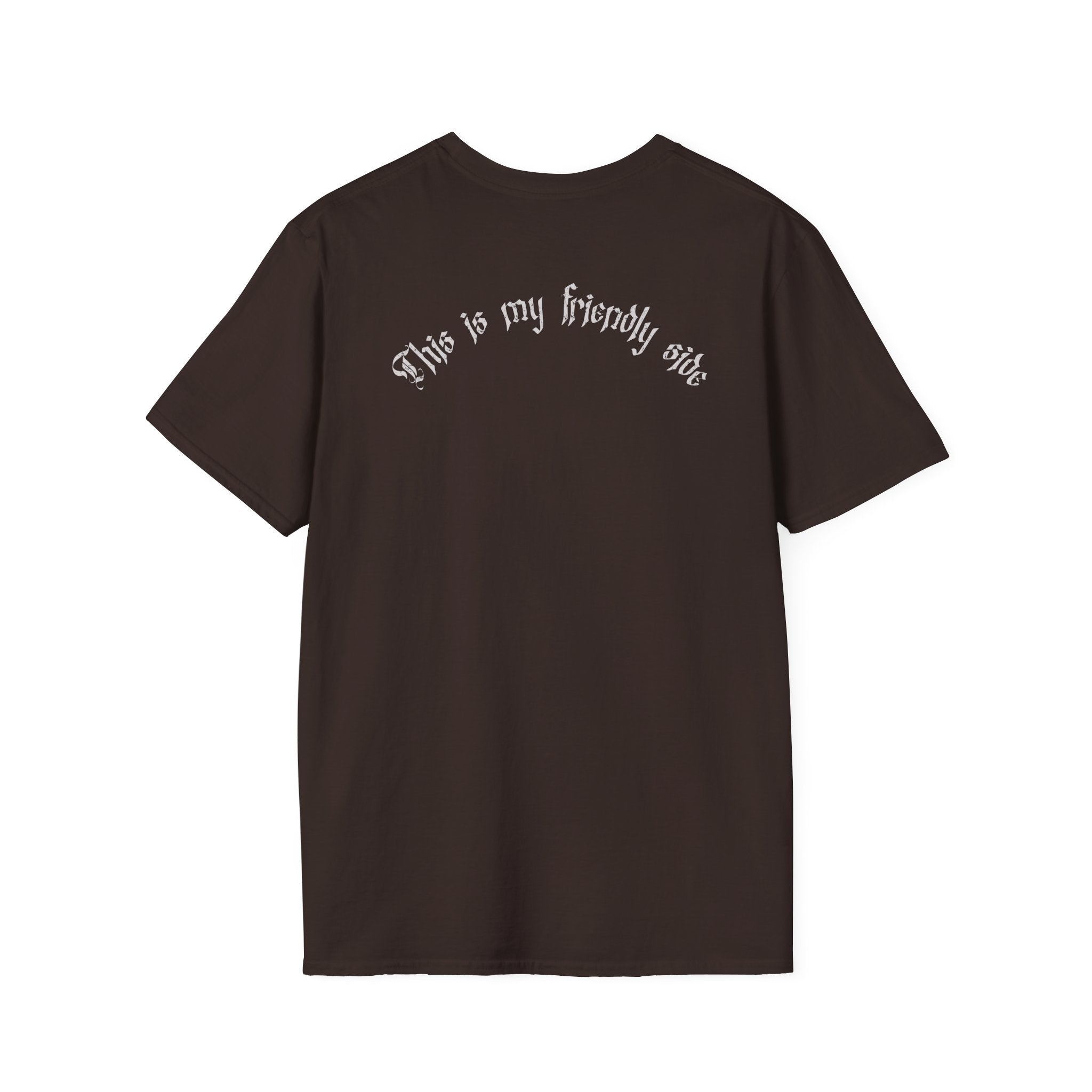 Angry Wolf Graphic T-Shirt — "This Is My Friendly Side"