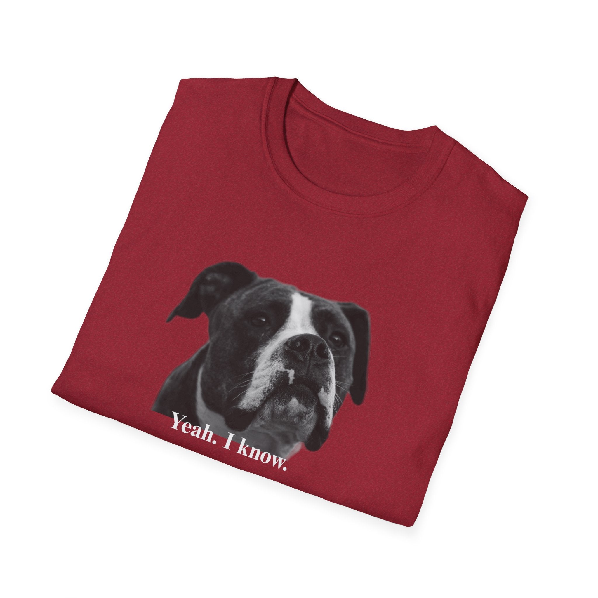 Boxer Graphic T-Shirt — "Yeah. I know."