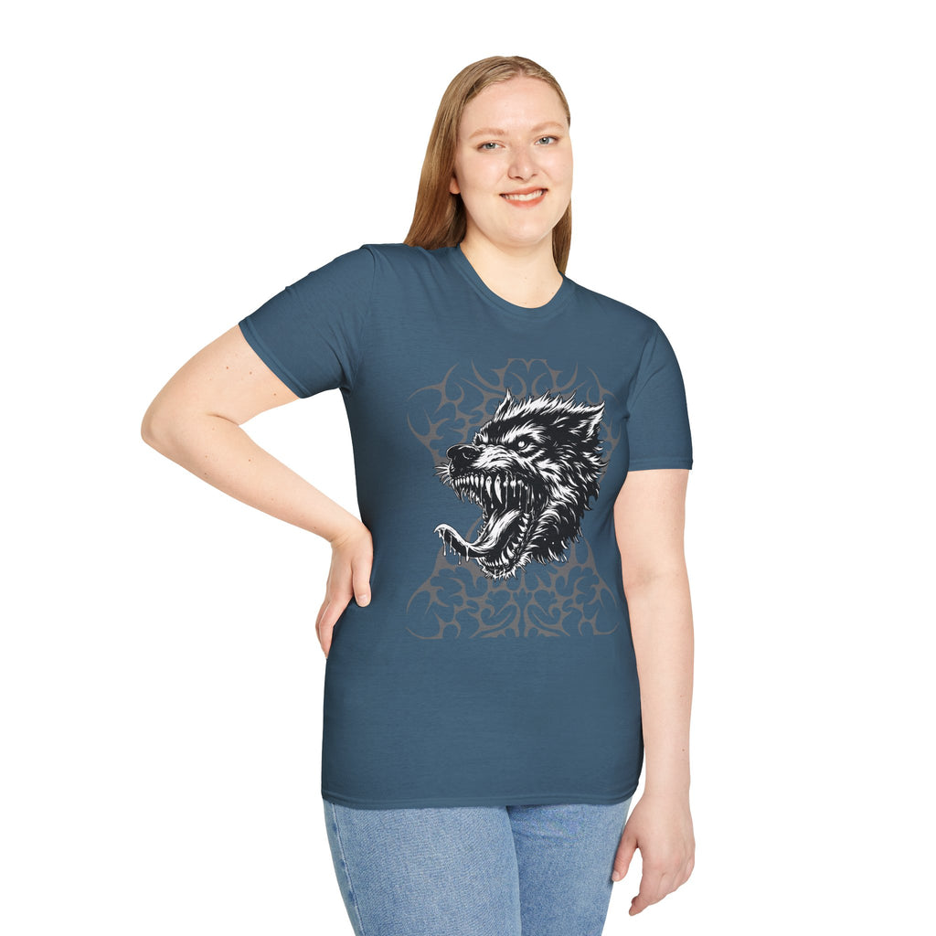 Angry Wolf Graphic T-Shirt — "This Is My Friendly Side"