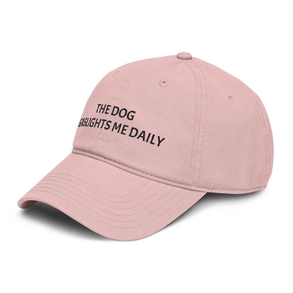 The Dog Gaslights Me Daily Funny Dog Lover Cap