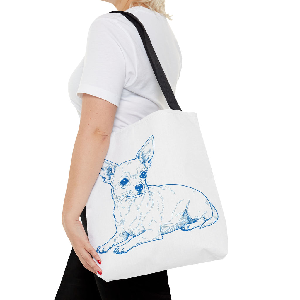 Chihuahua Dog Tote Bag — Cute Dog Lover Printed Tote