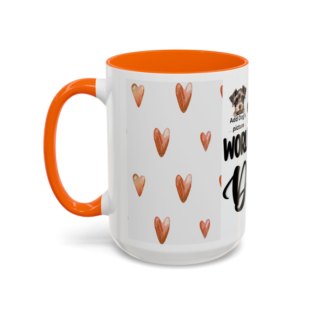 Personalised "World's Best Dog Dad" Coffee Mug — Custom Pet & Owner Photo
