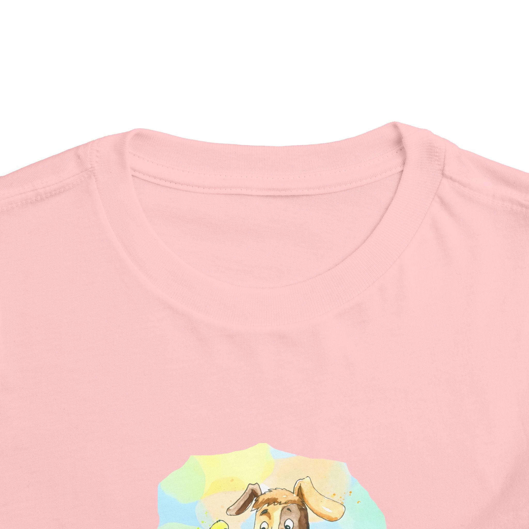 Toddler Tee — Cute Puppy & Kitten Watercolor Kids Shirt