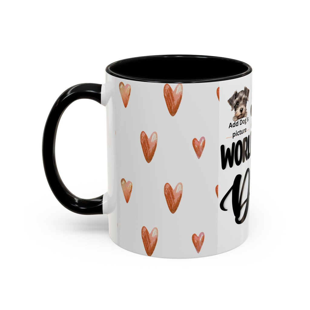 Personalised "World's Best Dog Dad" Coffee Mug — Custom Pet & Owner Photo
