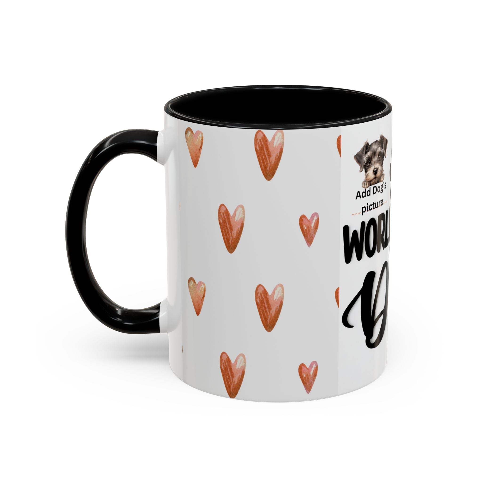 Personalised "World's Best Dog Dad" Coffee Mug — Custom Pet & Owner Photo