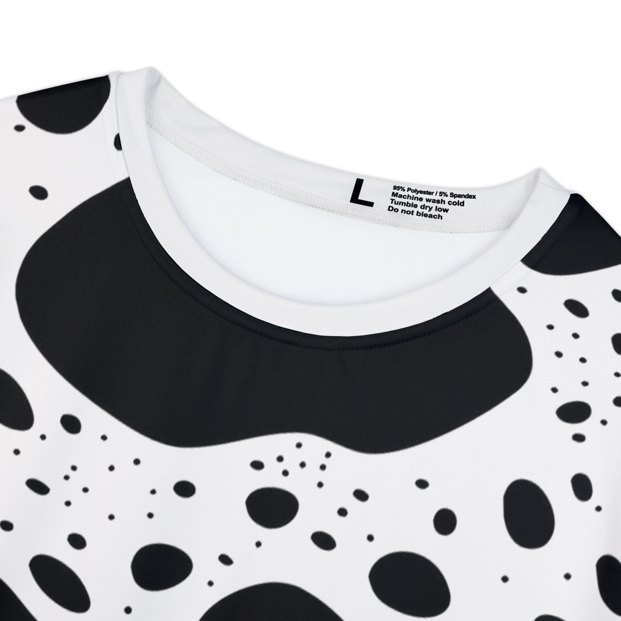 Dalmatian Pattern Women's Tee — "I Had My Patience Tested, I'm Negative"