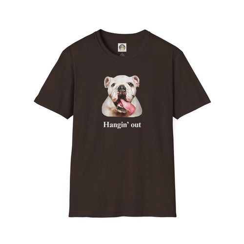 Bulldog Graphic T-Shirt — "Hangin' Out"