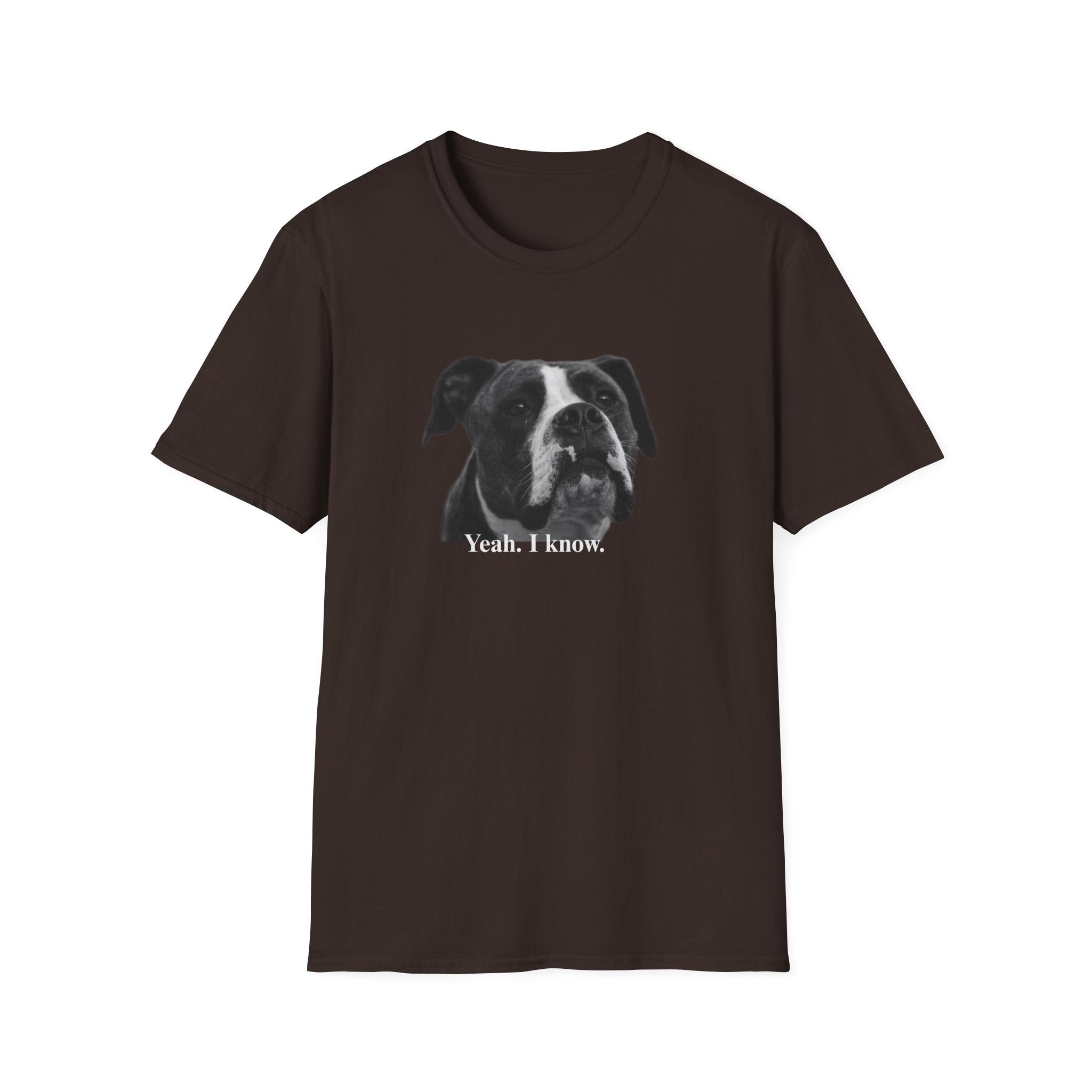 Boxer Graphic T-Shirt — "Yeah. I know."