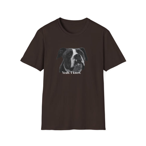 Boxer Graphic T-Shirt — "Yeah. I know."