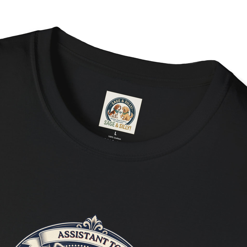 Yorkie T-Shirt — "Assistant to the Regional Manager" Funny Yorkshire Terrier Tee