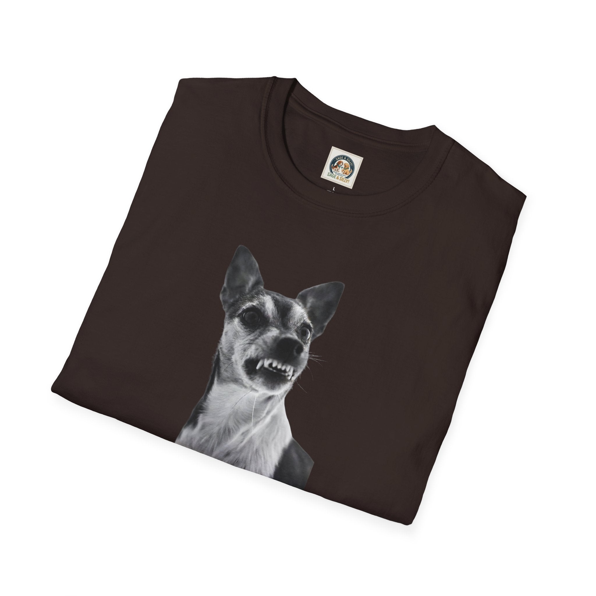 Angry Dog Graphic T-Shirt — "And?"