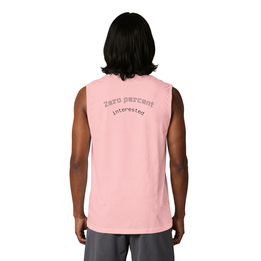 Nope Dog Muscle Tank — Cute Sleeping French Bulldog "Nope" Graphic Tank Top