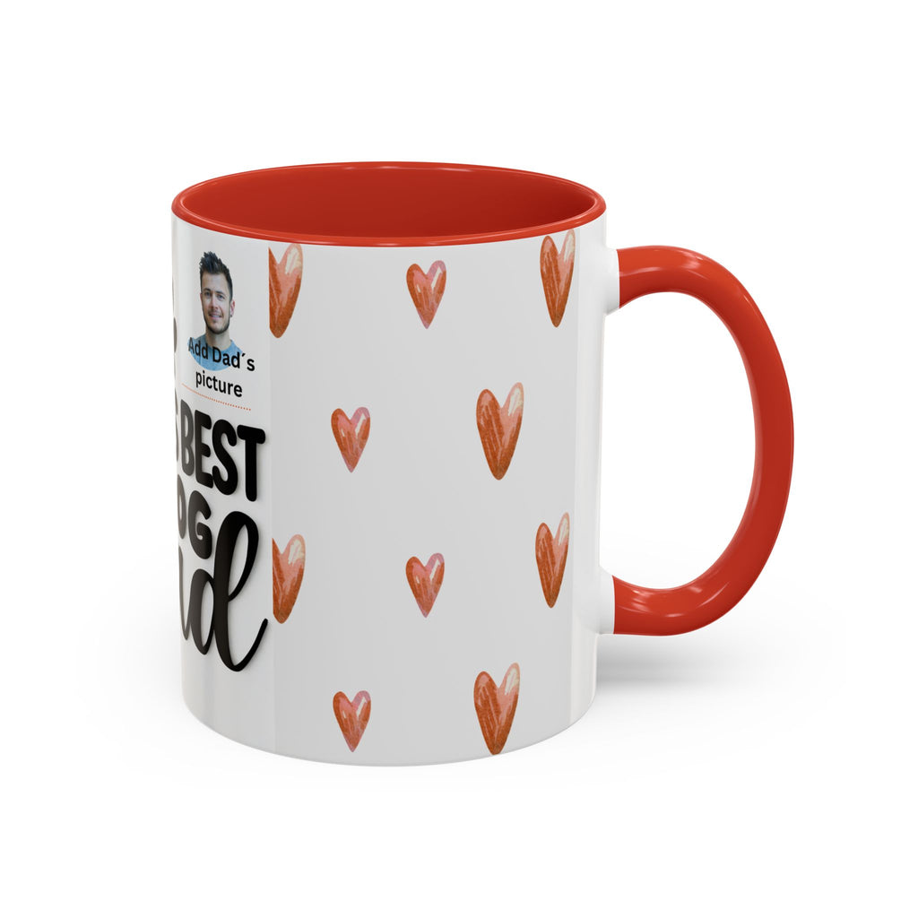 Personalised "World's Best Dog Dad" Coffee Mug — Custom Pet & Owner Photo