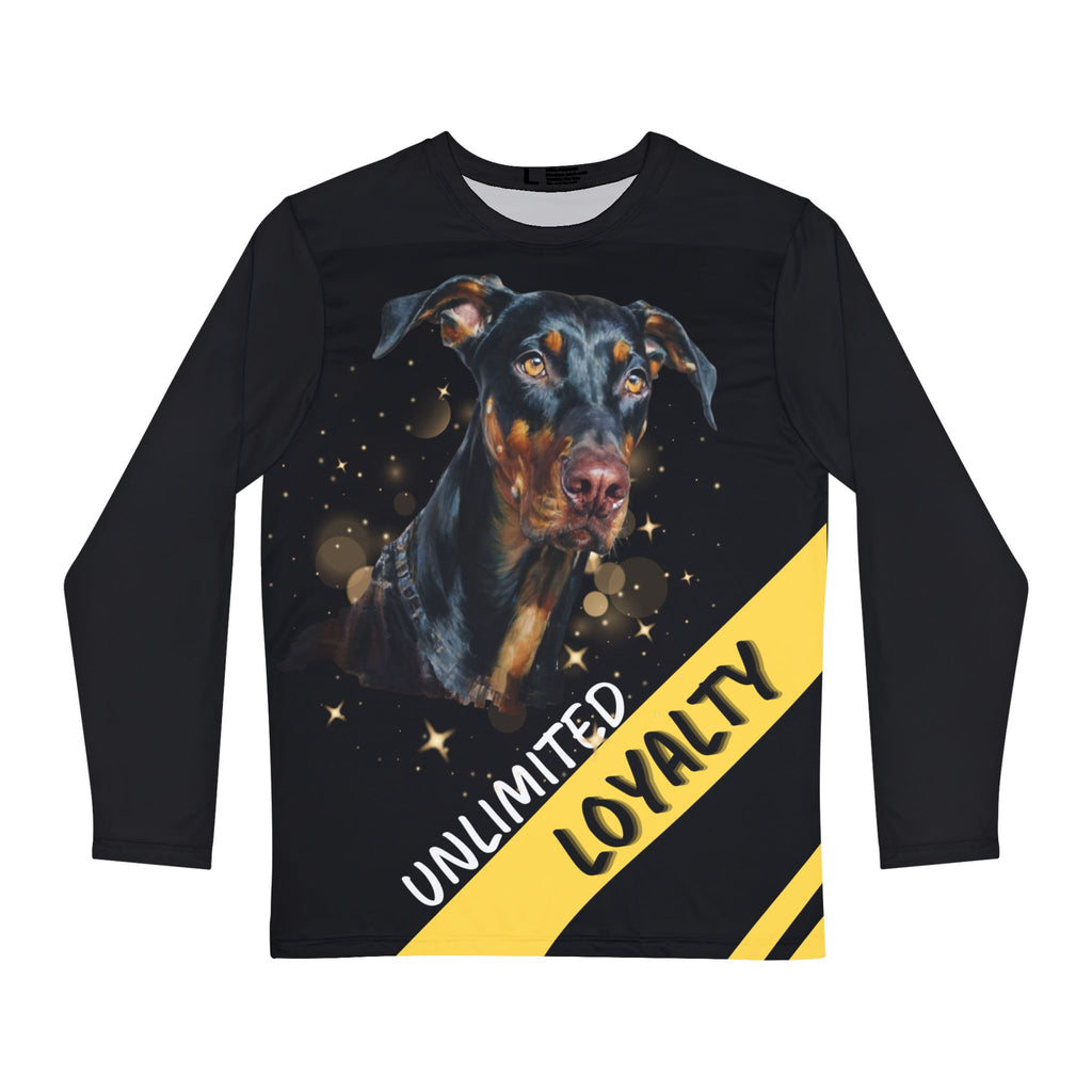 Doberman 'Unlimited Loyalty' Long Sleeve Shirt — Dog Lover AOP Top