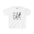 Kids Dog Breeds Sketch Tee — Cute Puppy Illustration Shirt for Boys & Girls