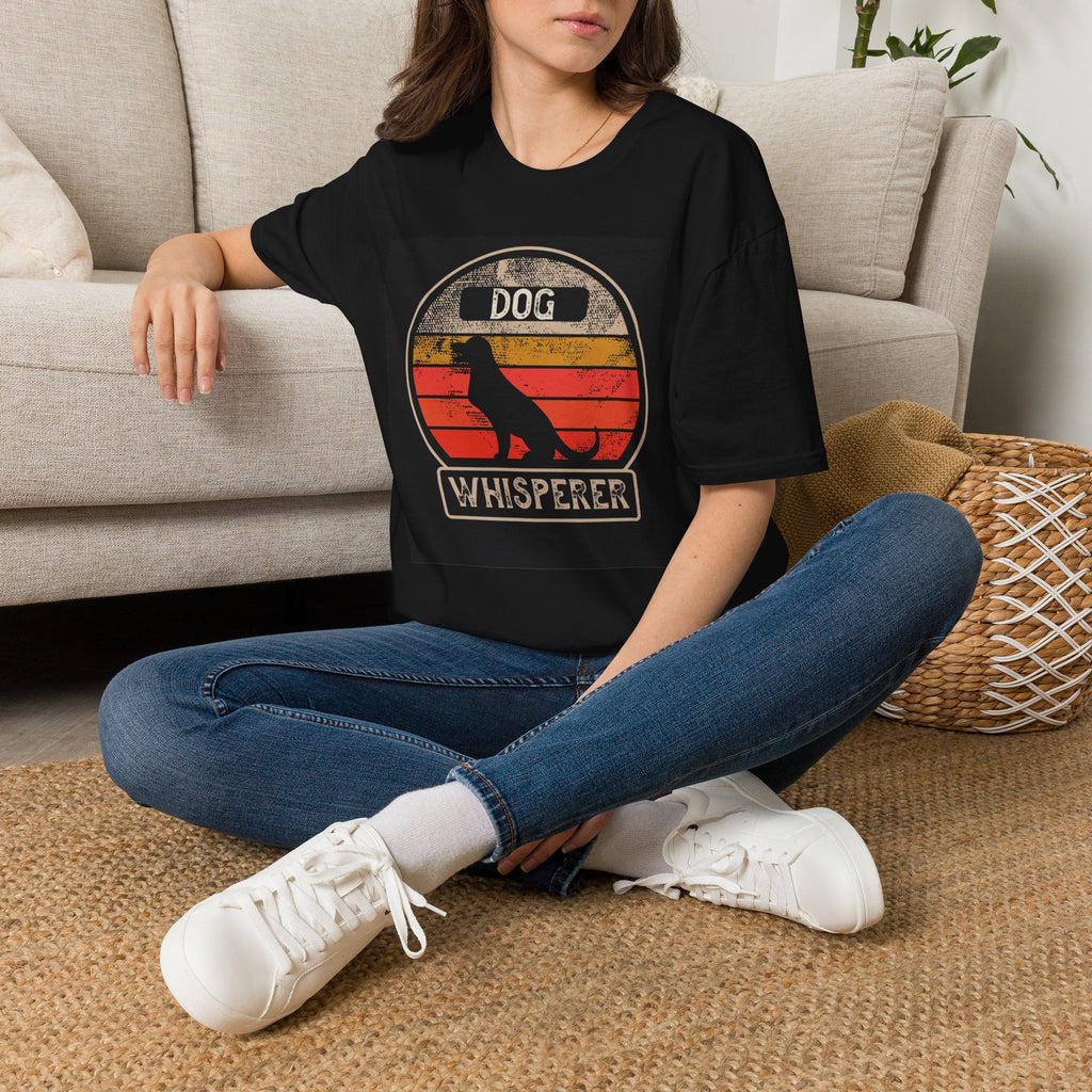 Dog Whisperer T‑Shirt — Vintage Retro Silhouette Tee