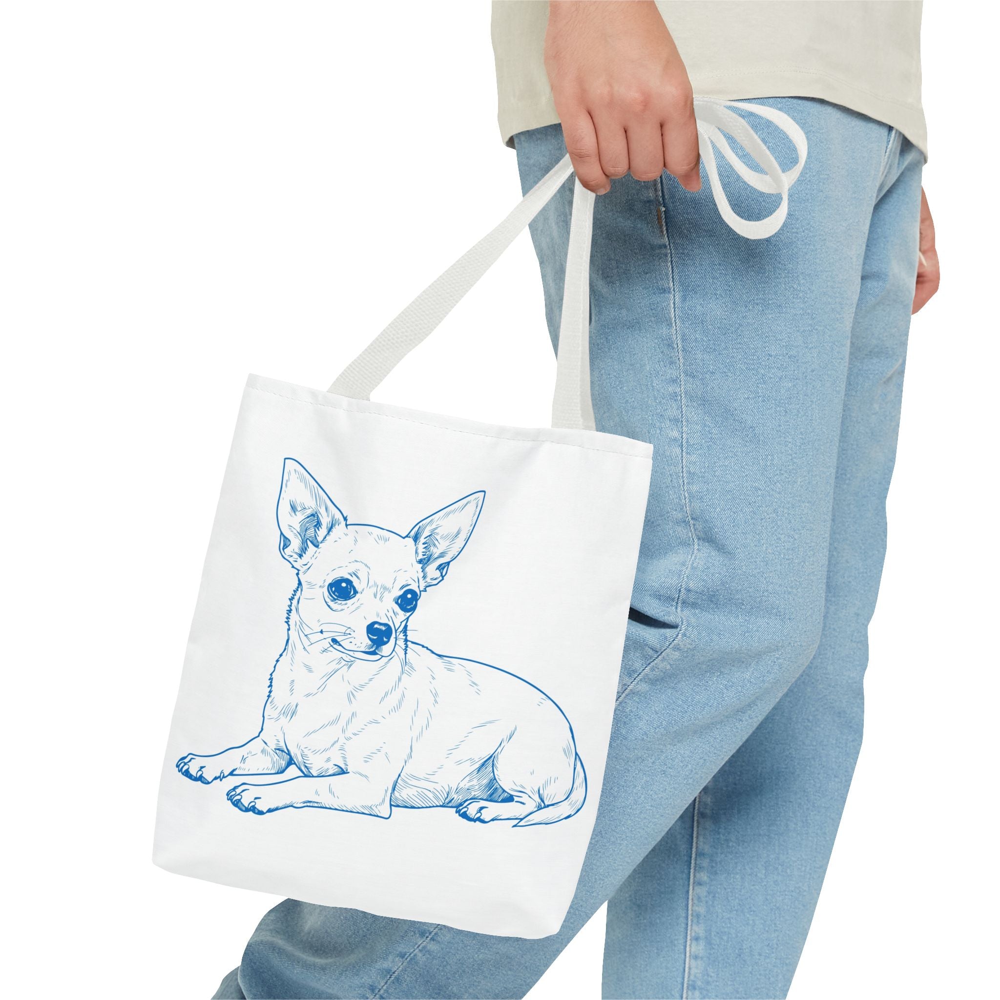 Chihuahua Dog Tote Bag — Cute Dog Lover Printed Tote