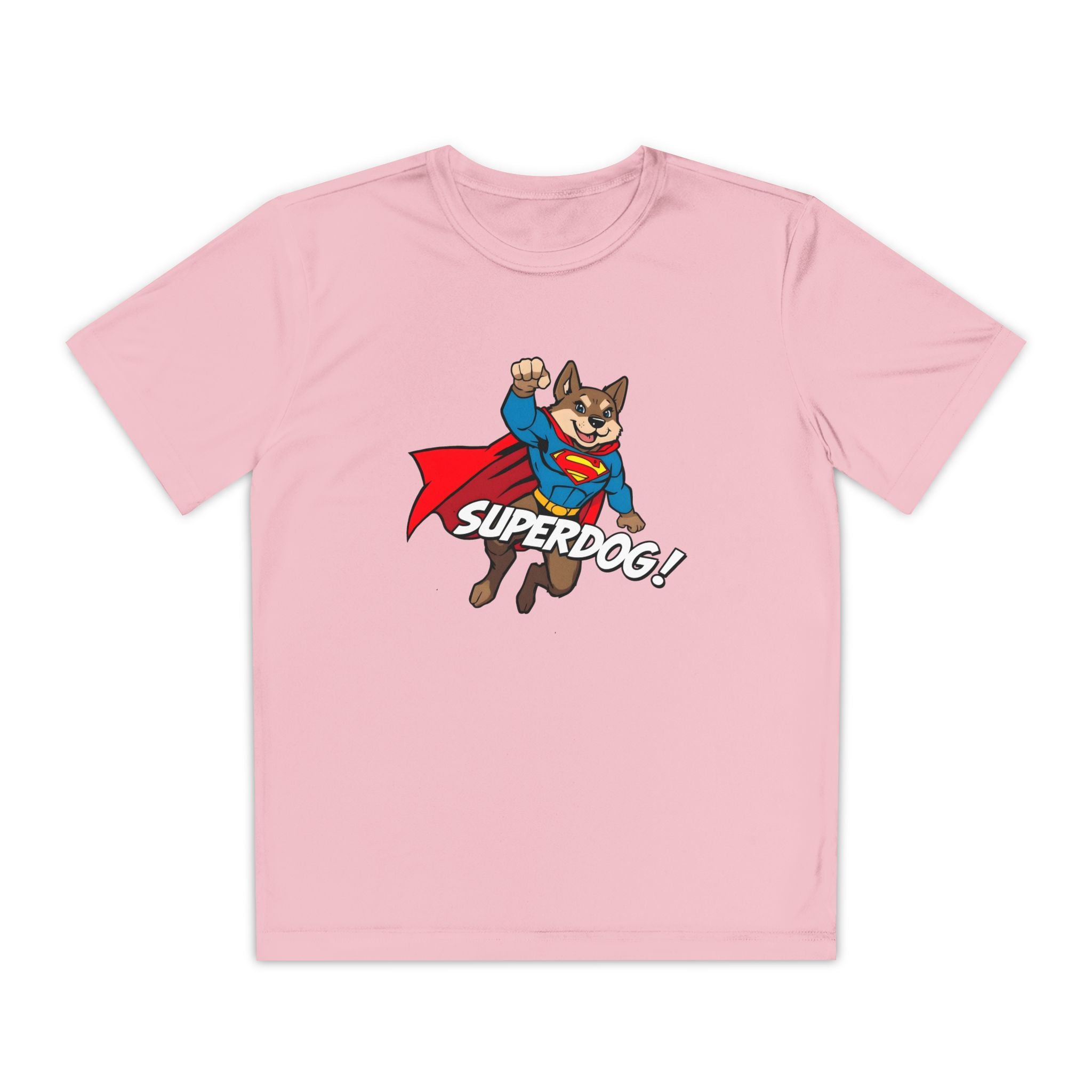 Kids Superdog T-Shirt — Youth Superhero Dog Tee ("SUPERDOG!")