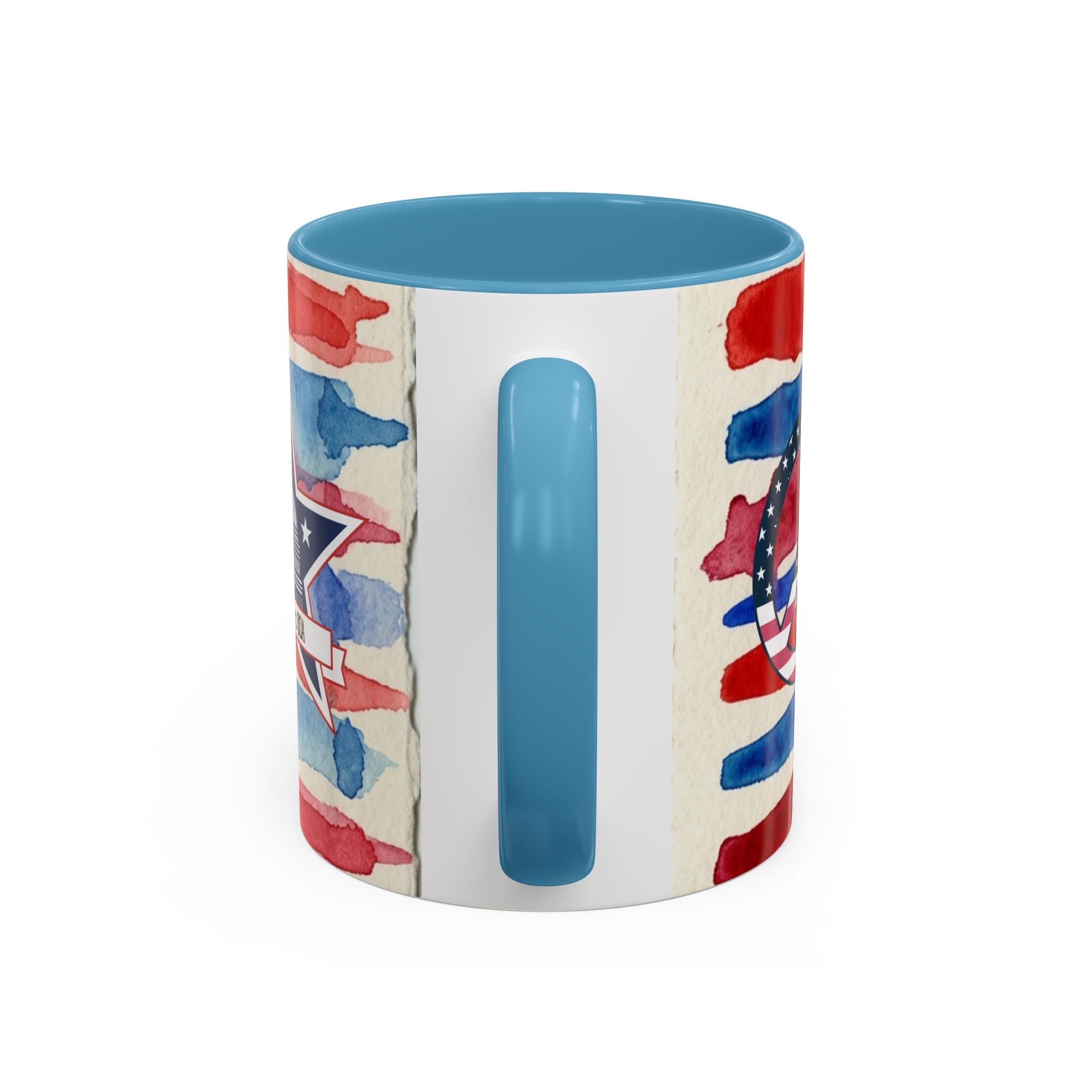 Independence Day Husky Coffee Mug — Happy 4th of July Patriotic Accent Mug (11/15oz)