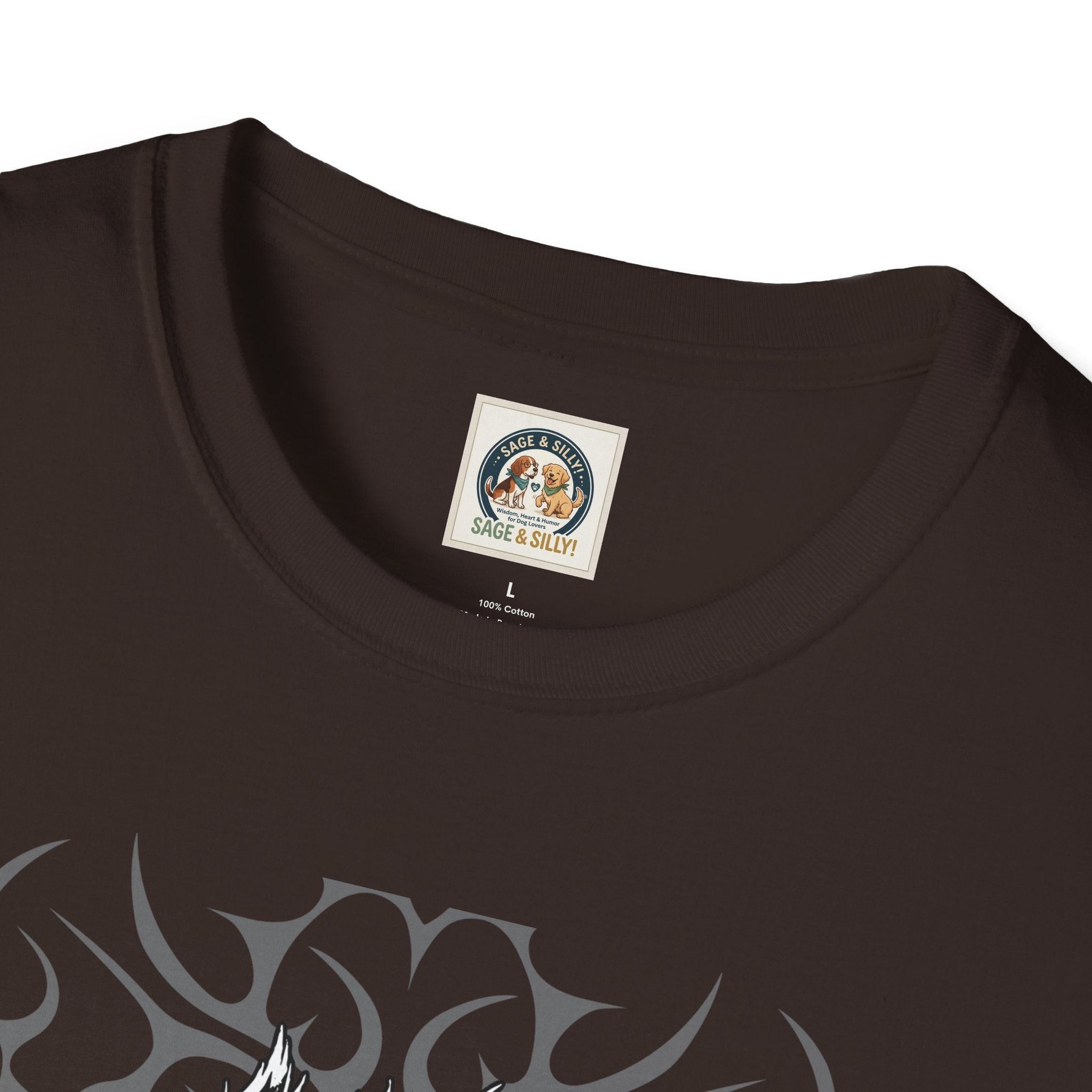 Angry Wolf Graphic T-Shirt — "This Is My Friendly Side"