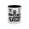 Personalised "World's Best Dog Dad" Coffee Mug — Custom Pet & Owner Photo
