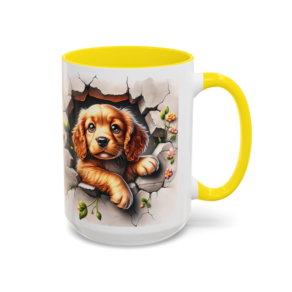 Cocker Spaniel Puppy Coffee Mug — Cute Accent Mug