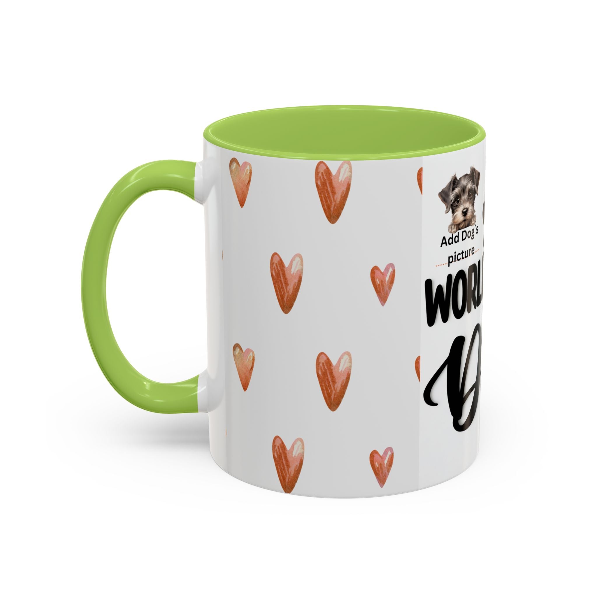 Personalised "World's Best Dog Dad" Coffee Mug — Custom Pet & Owner Photo